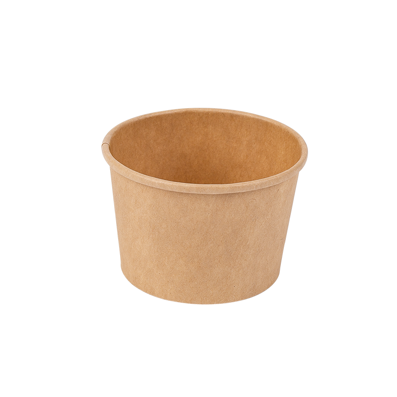 5oz Einweg-Eisbecher aus biologisch abbaubarem Papier