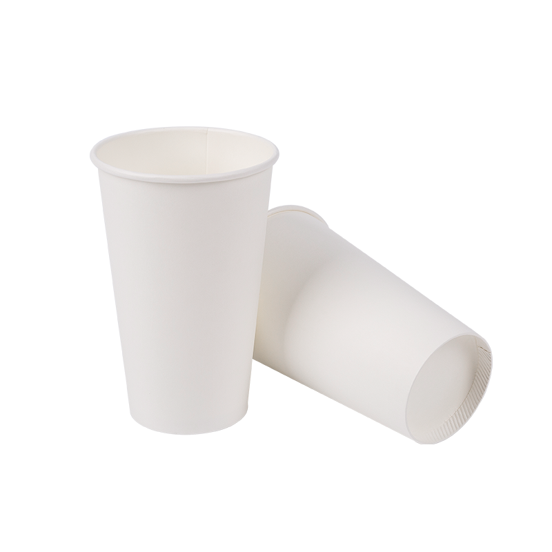 16oz biologisch abbaubarer, einschichtiger Einweg-Pappbecher