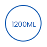 1200 ml Einwegschüssel aus abbaubarem Packpapier icon